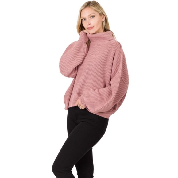 Blush Chunky Knit Sweater – Cozy Luxe Style with Designer Appeal - Picture 8 of 13